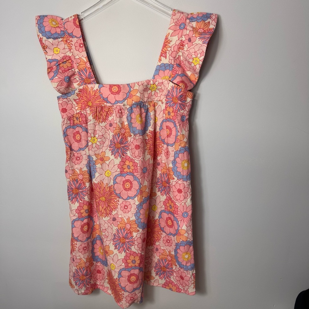 TUCKERNUCK baby doll sleeveless floral dress size small 2223